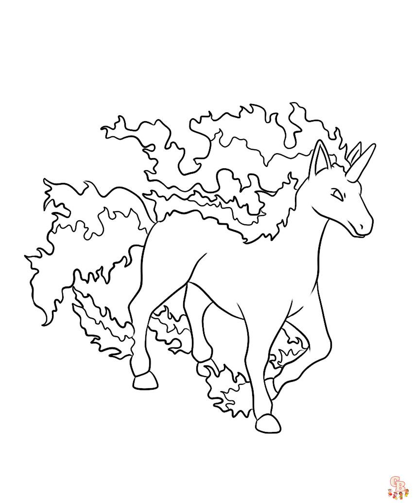 Roliga och lãtta rapidash mãlarbok fãr barn