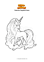 Coloring page pokemon rapidash galar