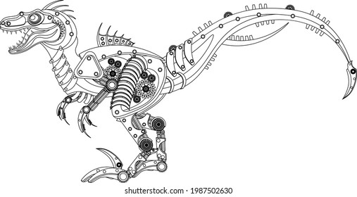 Dinosaur robot royalty