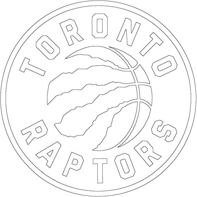 Toronto raptors logo toronto raptors raptors free printable coloring sheets