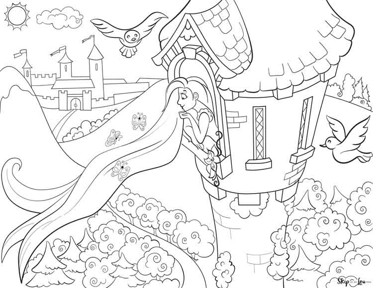Princess coloring pages skip to my lou