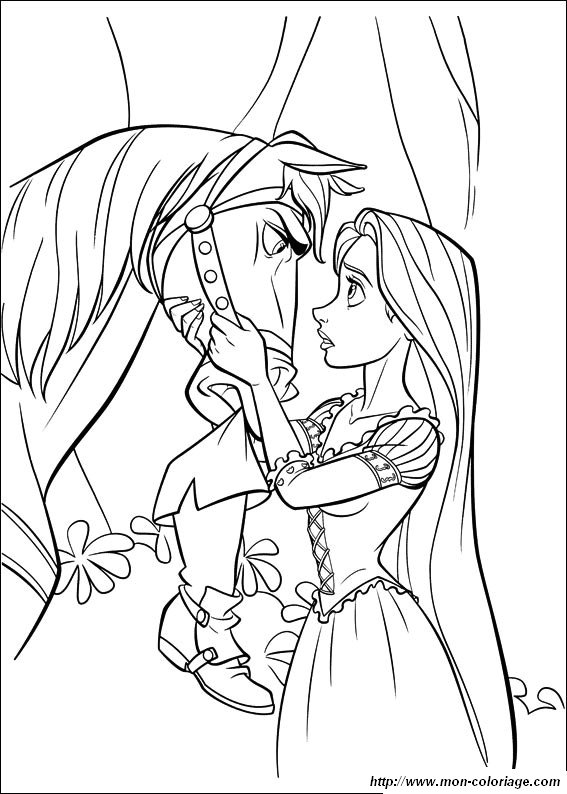 Coloring rapunzel tangled page pictures rapunzel to print out or color online