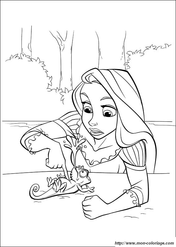Coloring rapunzel tangled page rapunzel coloring to print out or color online