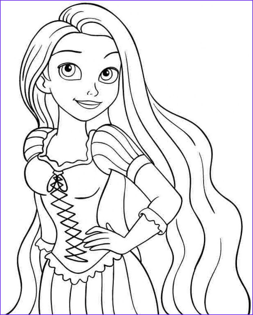 Printable rapunzel coloring page coloriage princesse disney coloriage princesse coloriage barbie