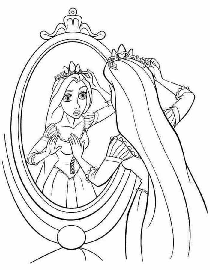 Rapunzel coloring pages free personalizable coloring pages