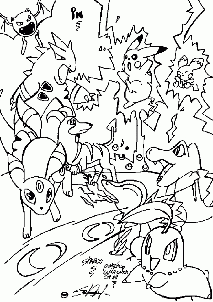 Get this pokemon coloring page free printable