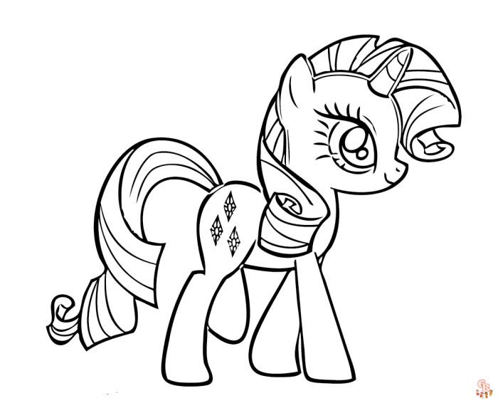 My little pony coloring pages for kids