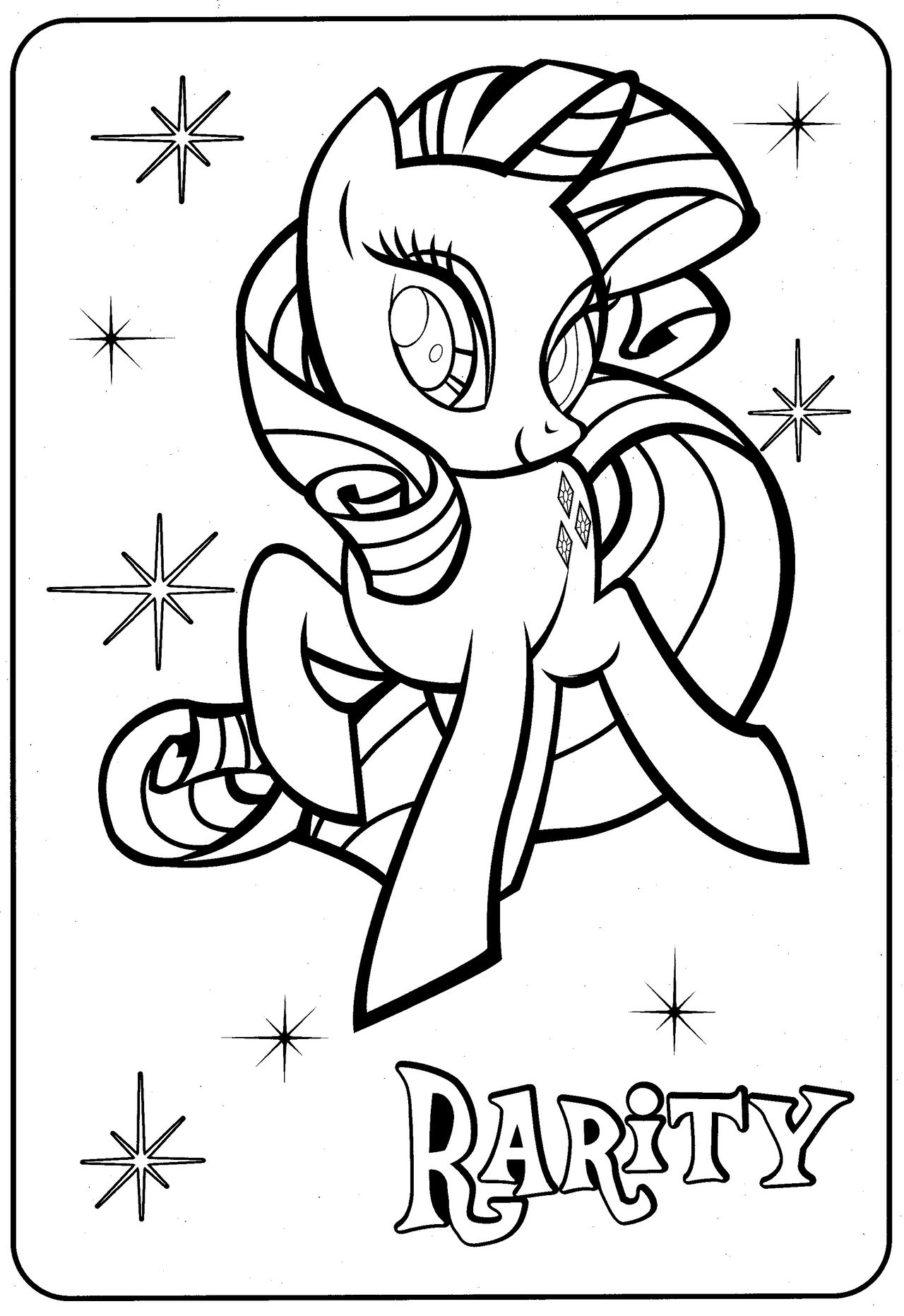 Mlp my little pony coloring page by magnificent