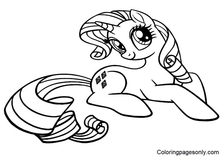 Rarity coloring pages