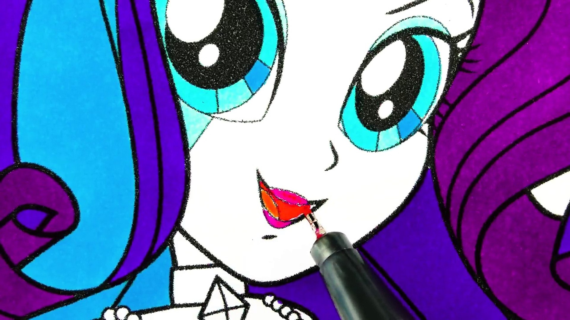 Rarity coloring pages l mlp equestria girls rainbow rocks coloring book for children learn colors â ððððµð