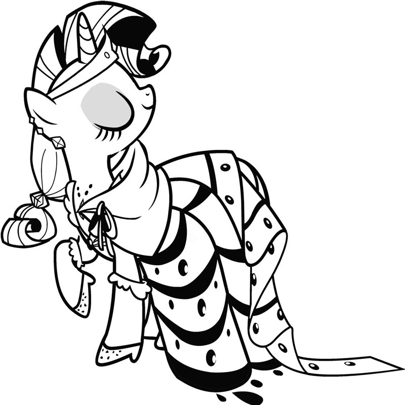 Rarity coloring pages