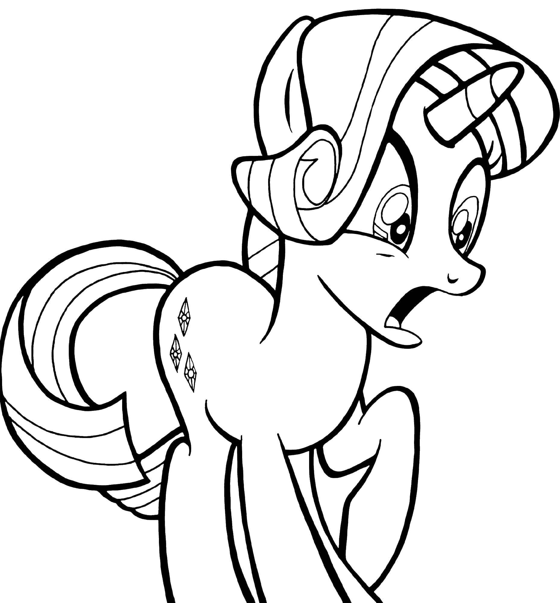 Online coloring pages coloring rarity coloring