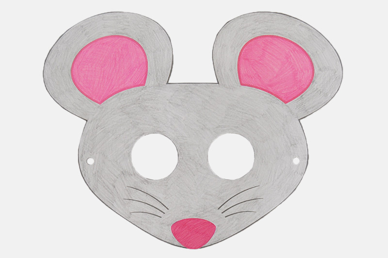 Mouse masks free printable templates coloring pages