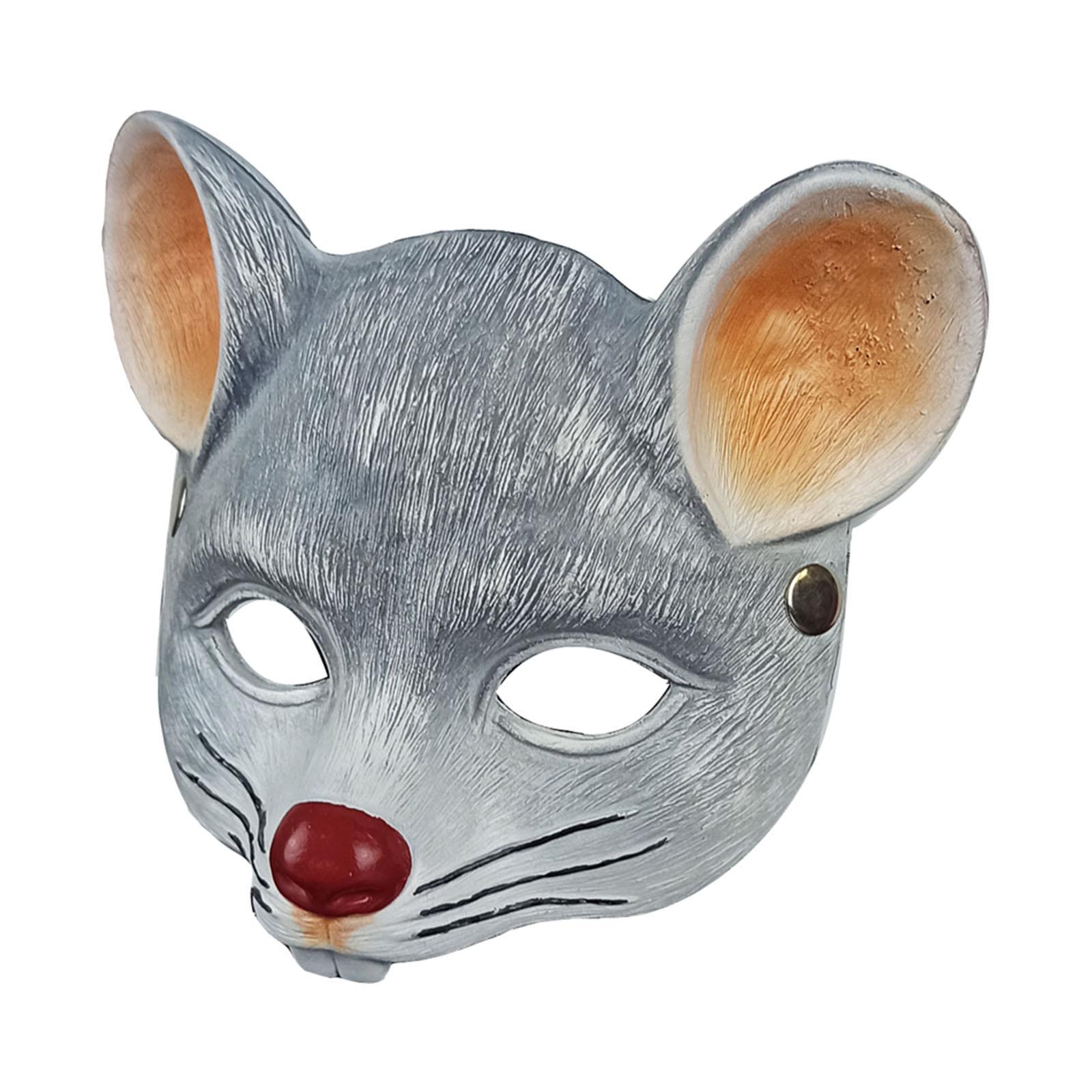 D rats half face mask costume cosplay masquerade facial mask rat animal