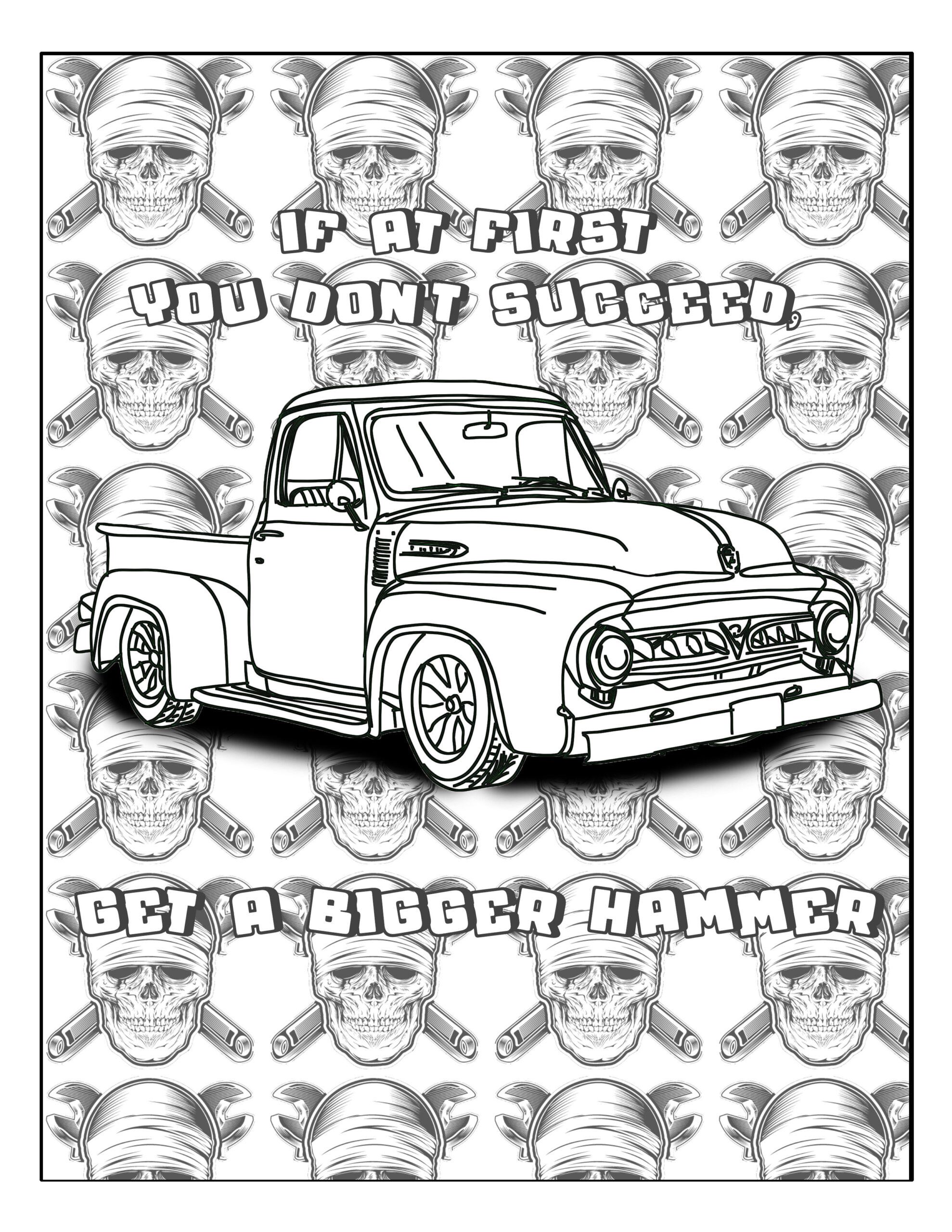 Rat rod interactive coloring pages