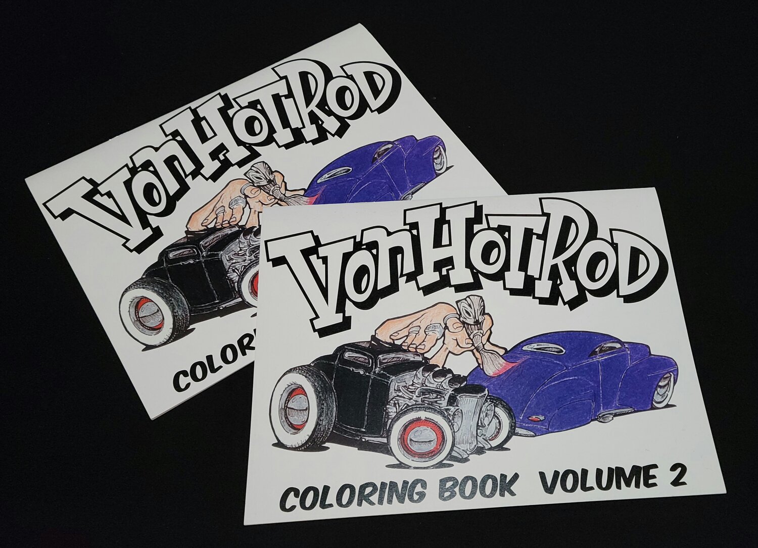 Limited von hot rod coloring book volume â von hot rod