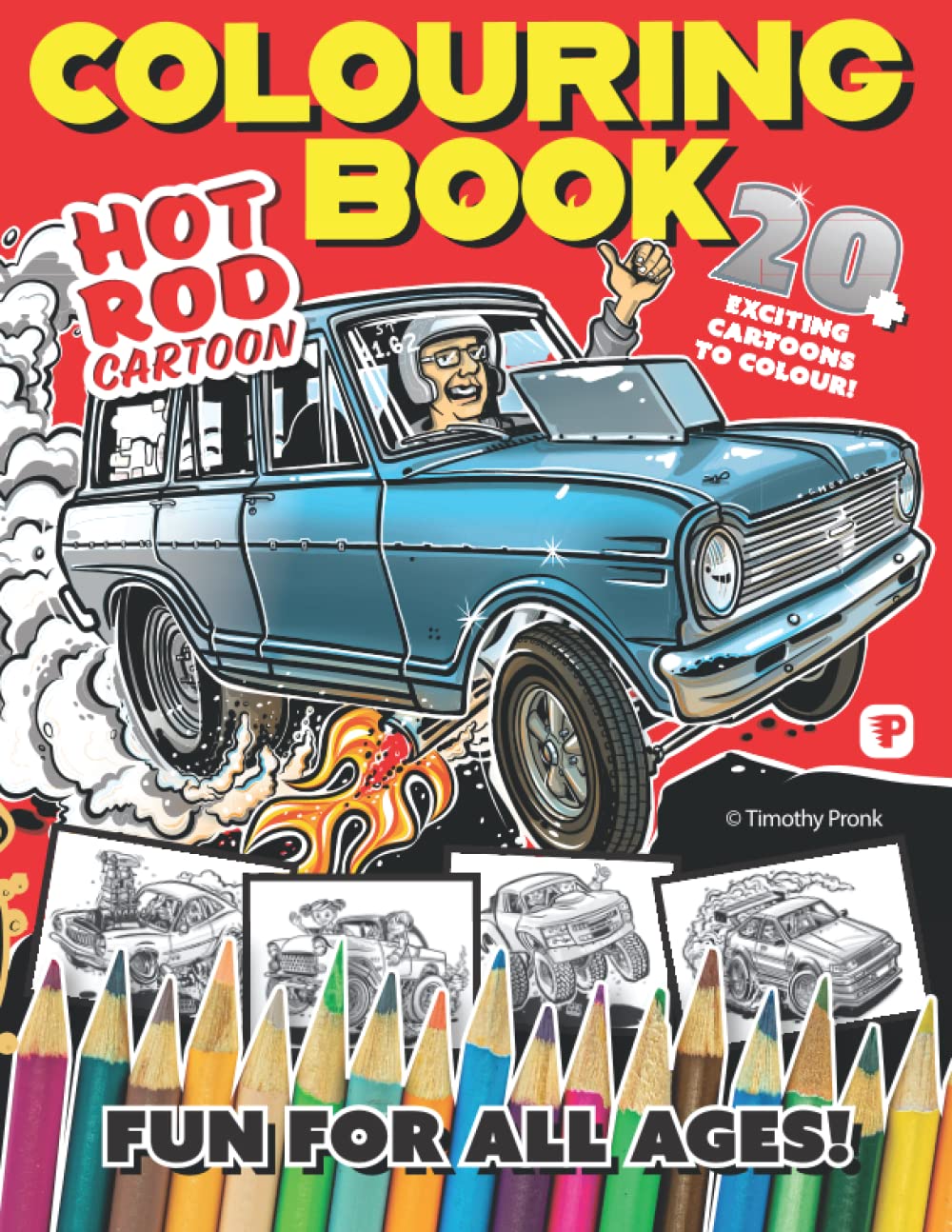 Hot rods coloring book cdn