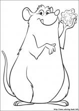 Ratatouille coloring pages on coloring