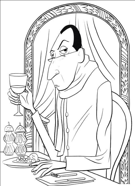 Ratatouille colouring pages book
