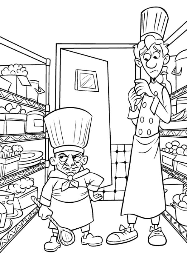 Ratatouille coloring pages