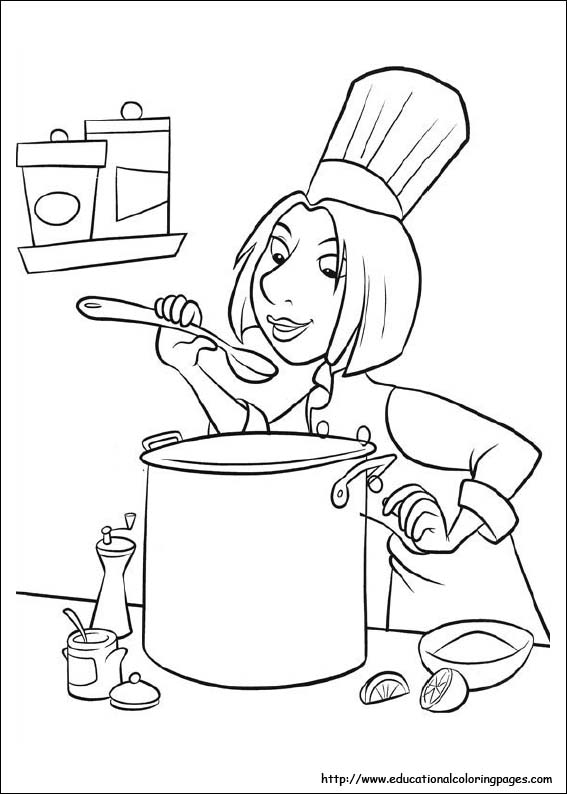 Ratatouille coloring pages