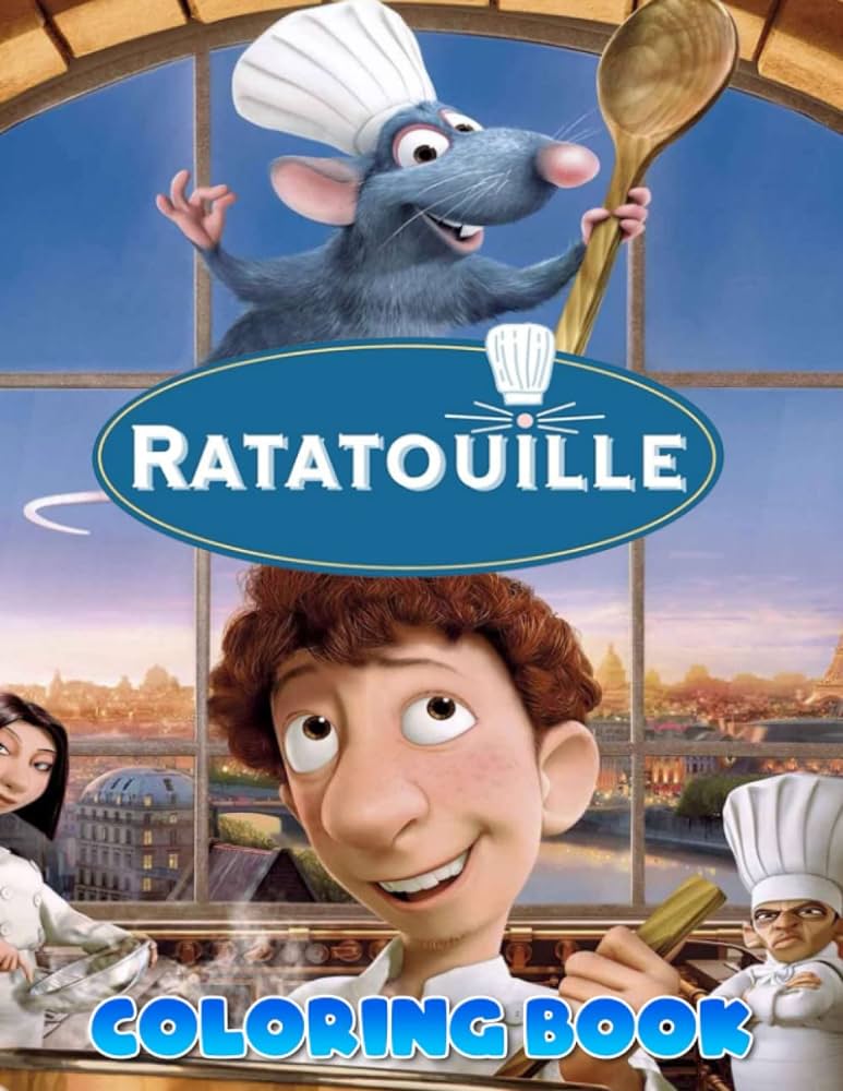 Ratatáuálle coloring book a collection of amazing pictures can help you relax boost your mood and have more fun for kids ellyn hamer books