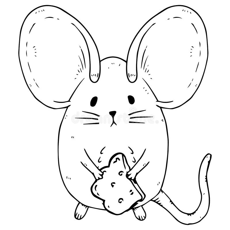 Mouse one coloring stock illustrations â mouse one coloring stock illustrations vectors clipart