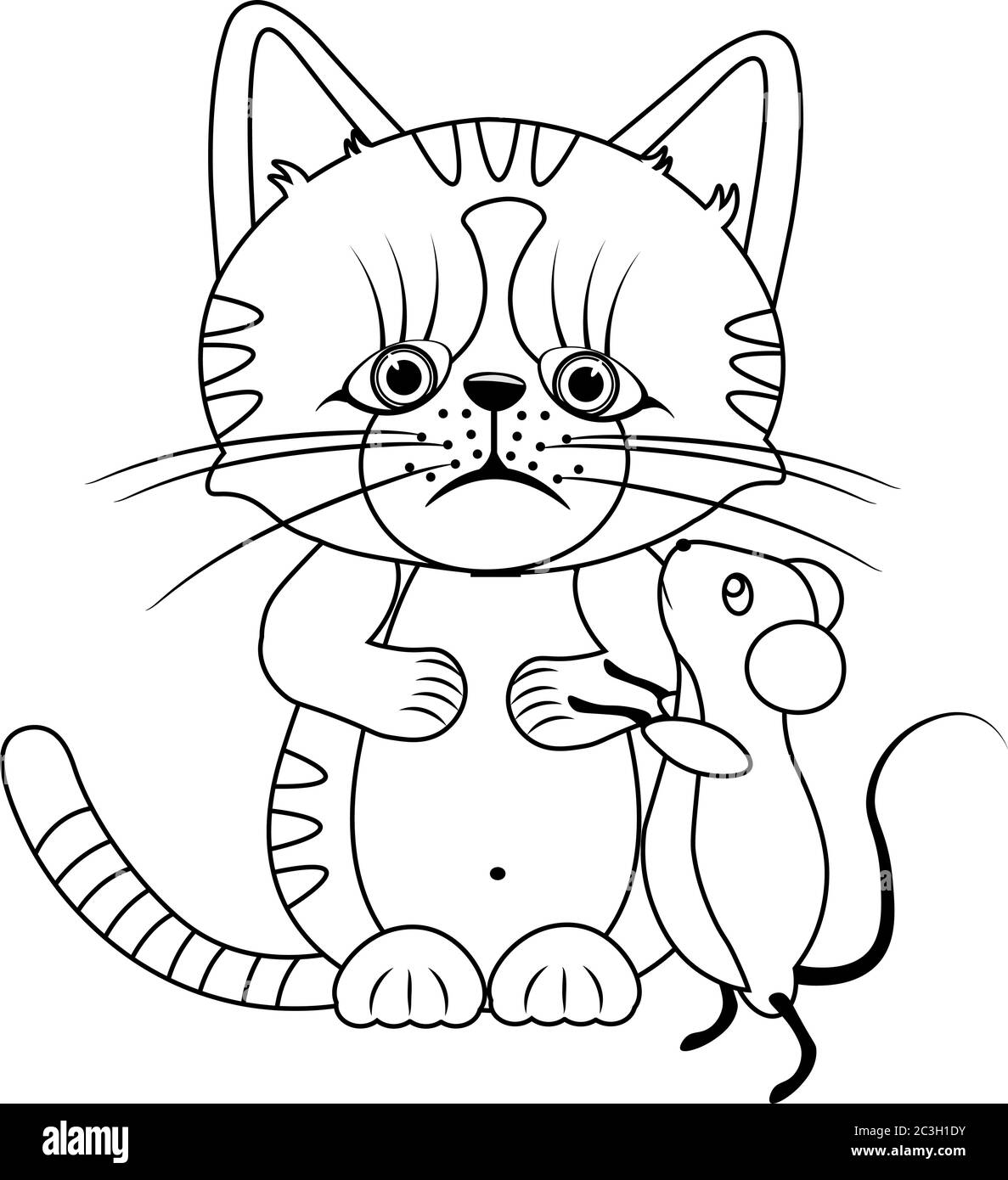 Sad mouse black and white stock photos images