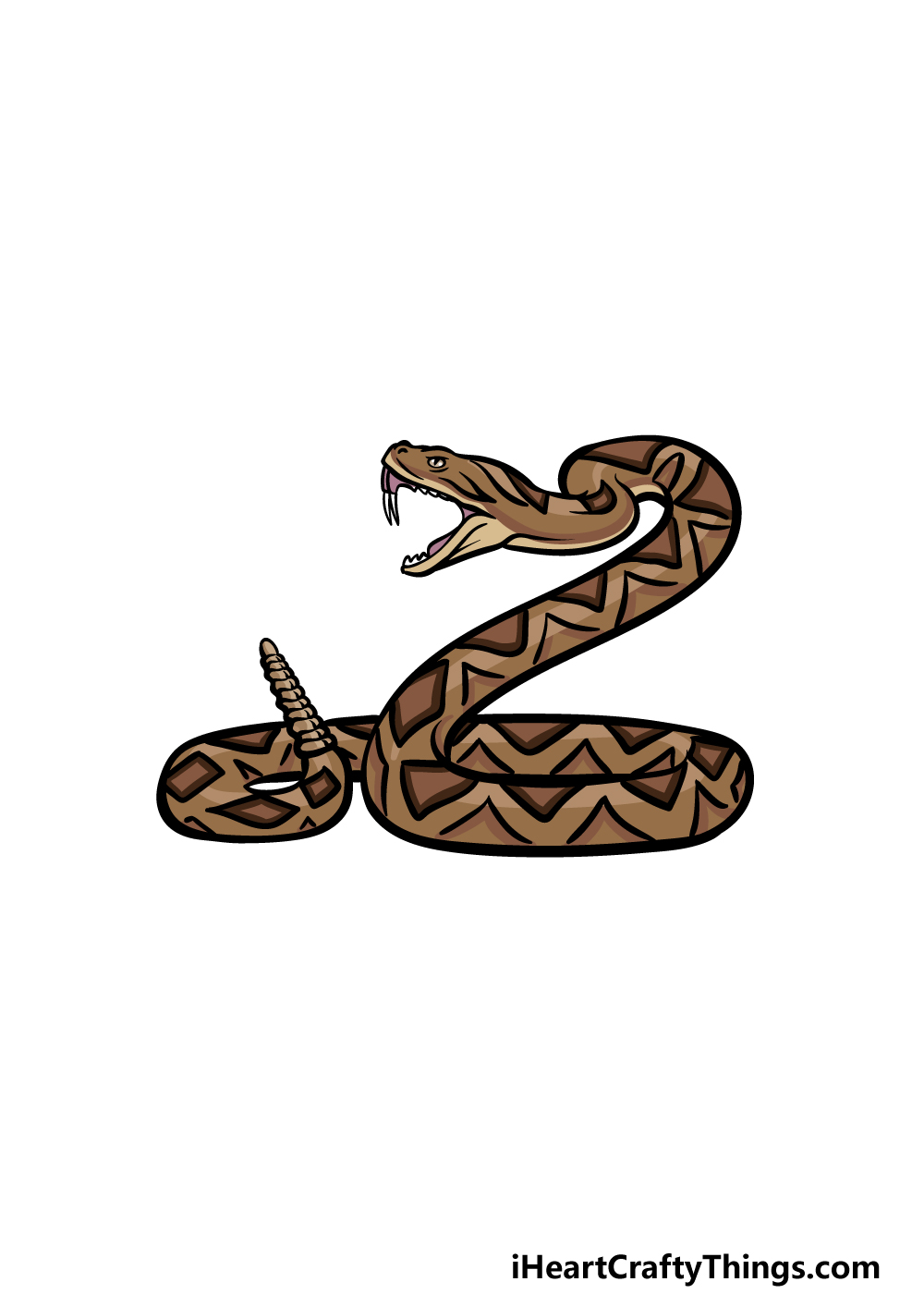 Rattlesnake drawing