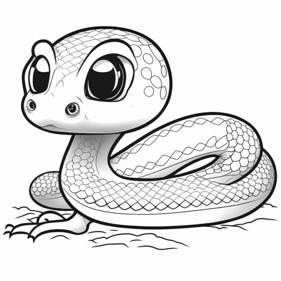 Snake drawing