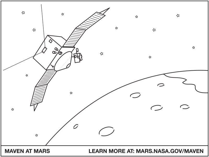 Maven at coloring sheet â exploration