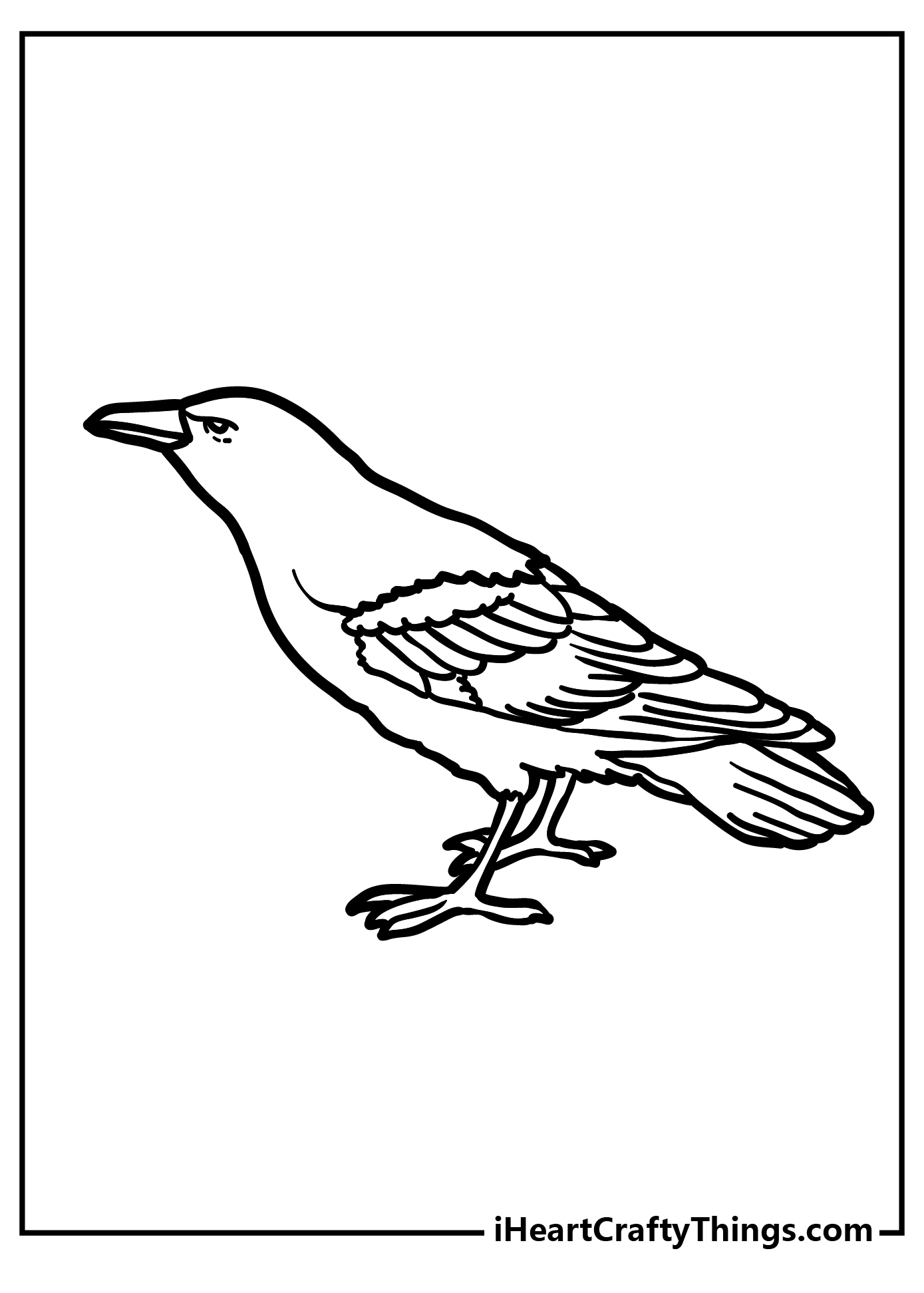 Raven coloring pages free printables