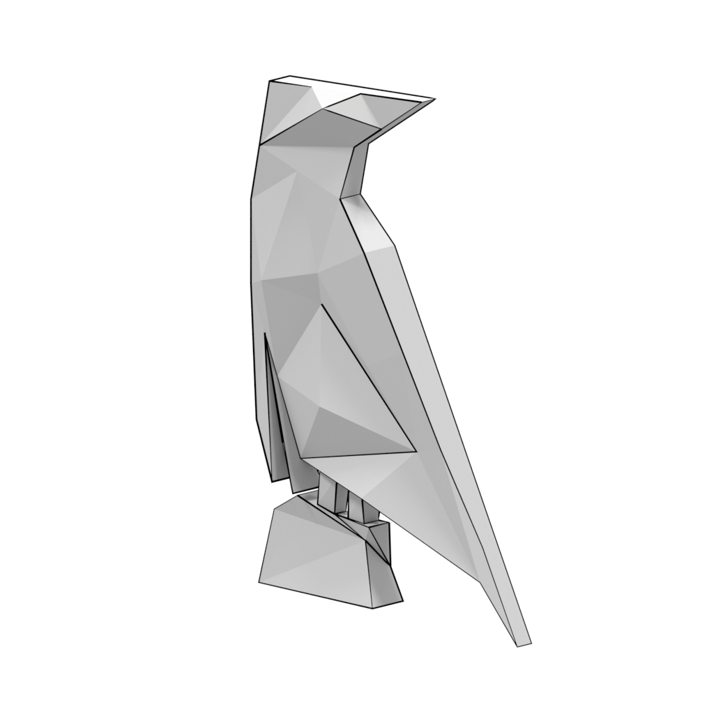 Raven d papercraft model free printable papercraft templates