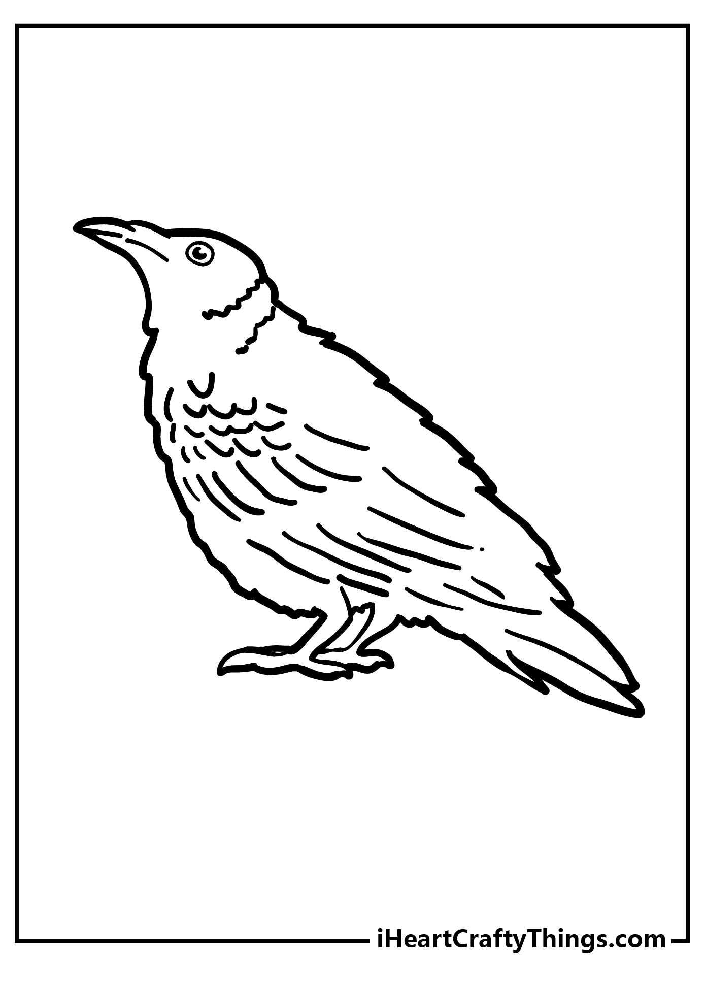 Raven coloring pages free printables