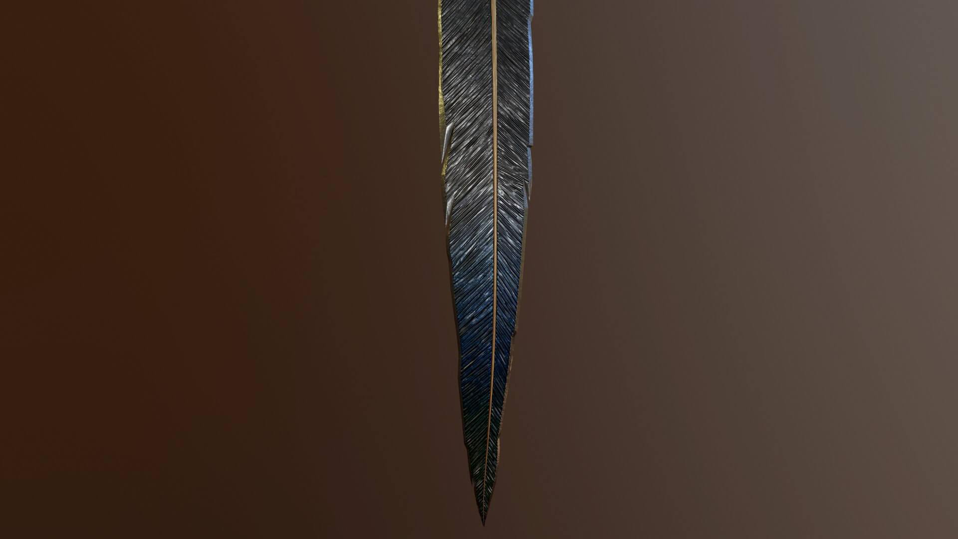 Sword feather raven