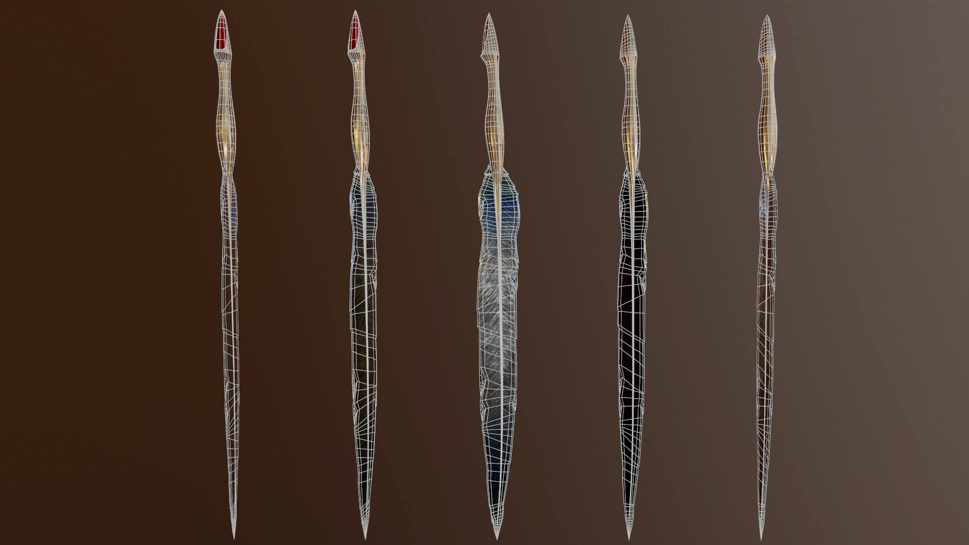 Sword feather raven