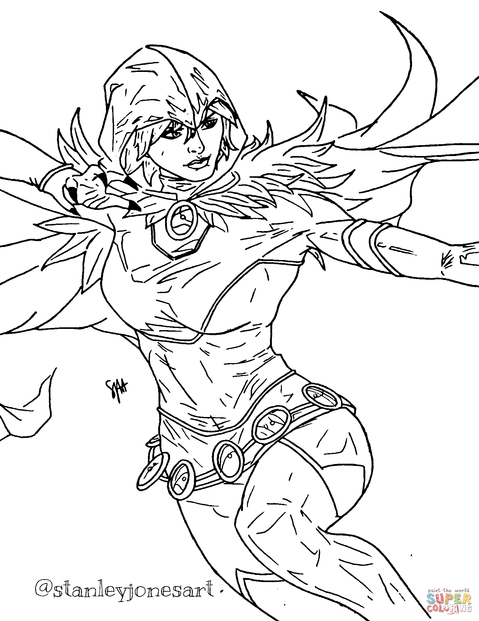Raven coloring page free printable coloring pages