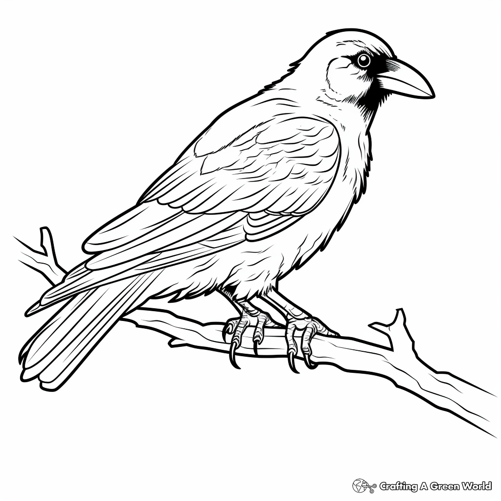 Ravens coloring pages