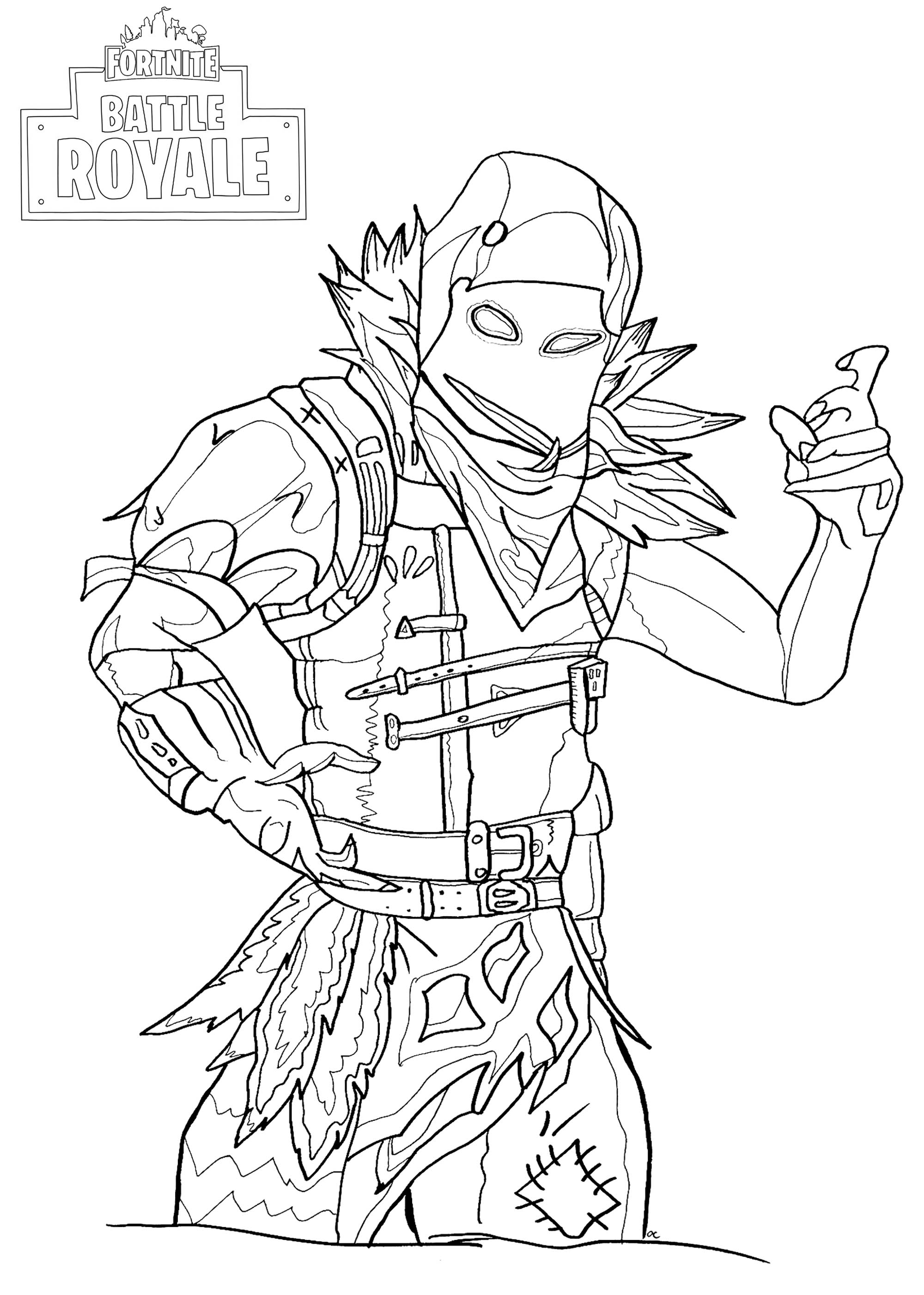 Fortnite battle royale raven