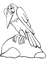 Crow or raven coloring pages and printable activities