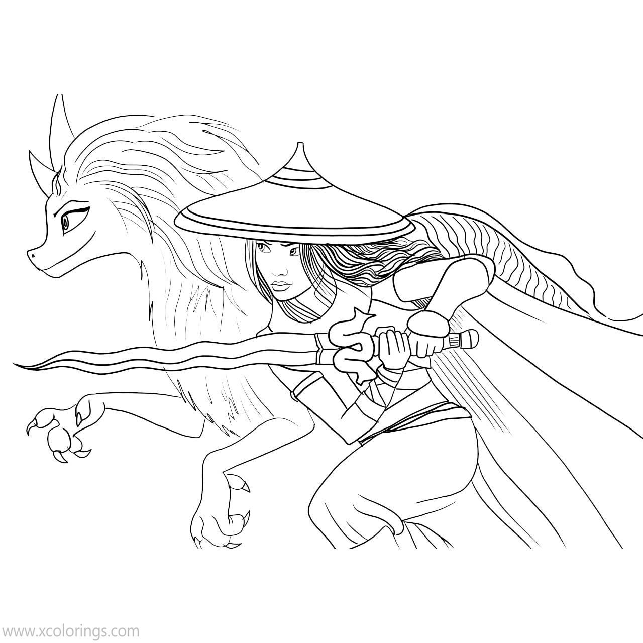 Raya and the last dragon coloring pages outline dragon coloring page disney princess coloring pages pencil sketch images