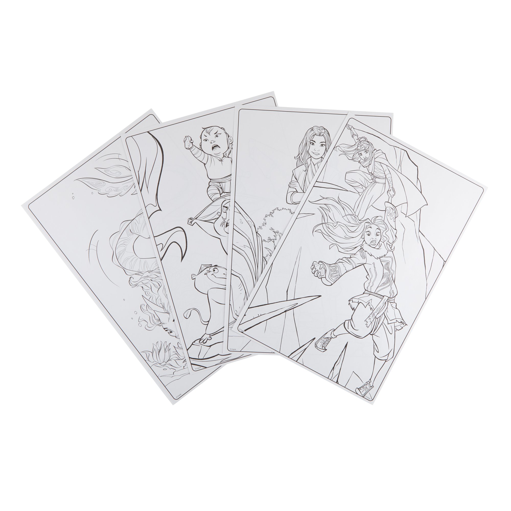 Giant coloring pages â raya and the last dragon â awesome toys gifts