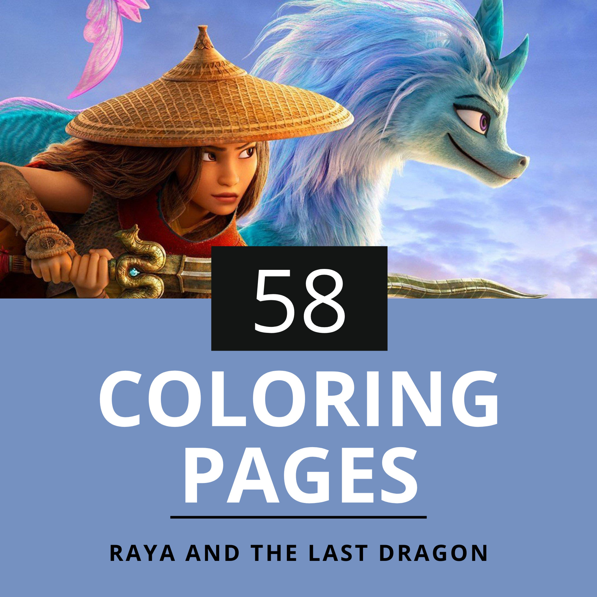Raya and the last dragon coloring pages raya and the last dragon coloring book for kids printable pages of raya and the last dragon