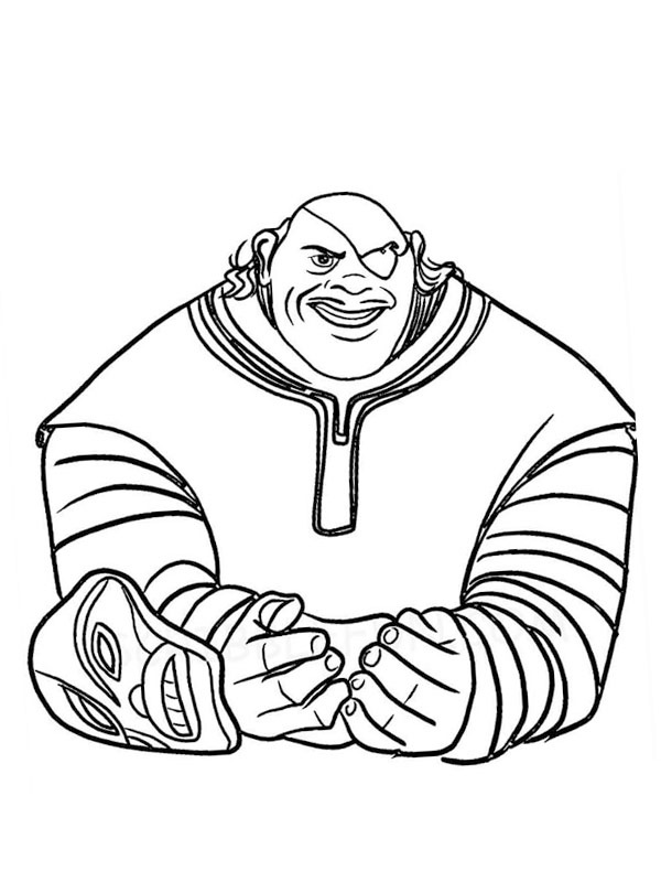 Tong raya and the last dragon coloring page
