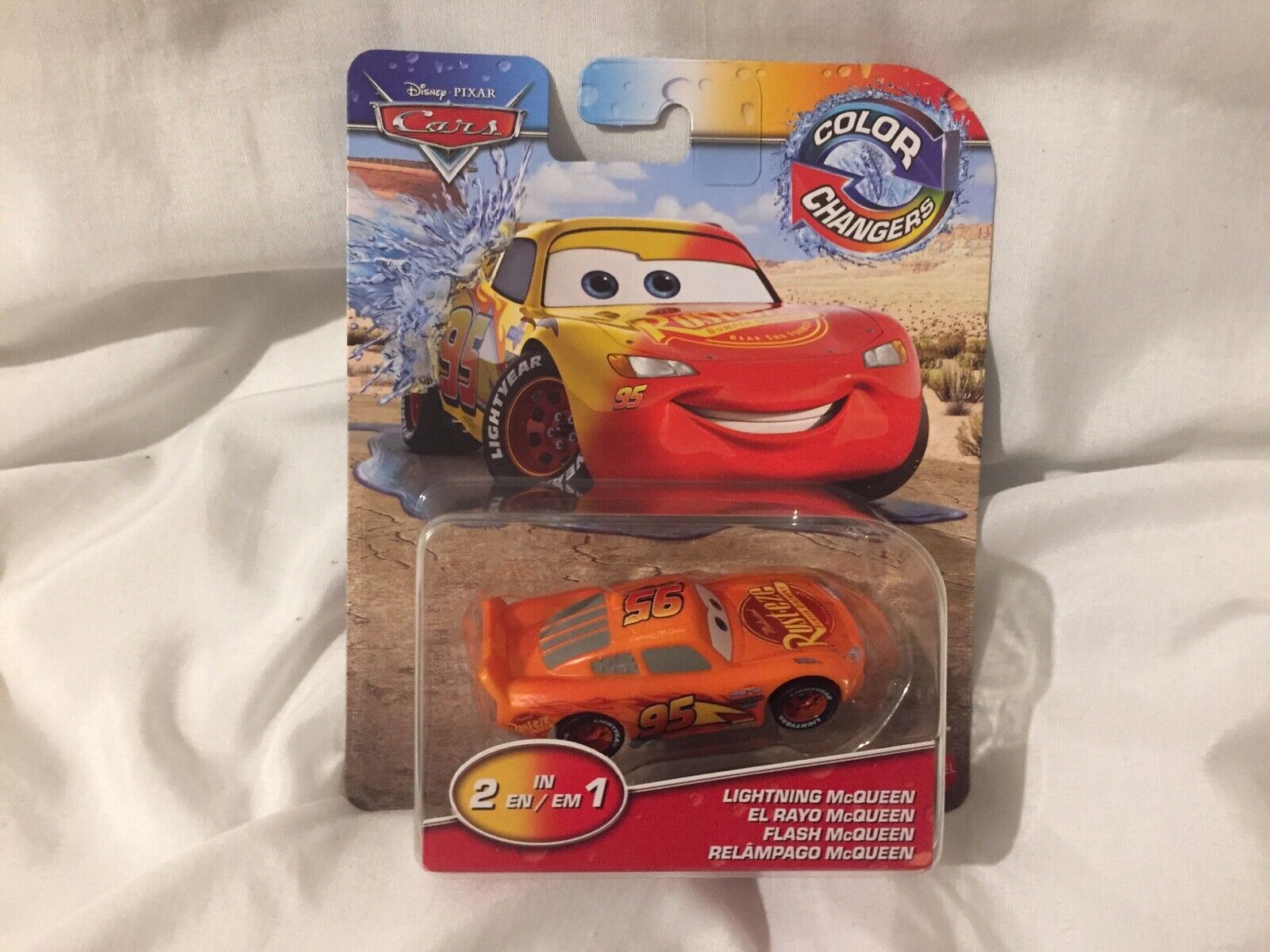 Disney pixar cars lightning mcqueen colour changers color changing tokyo drift