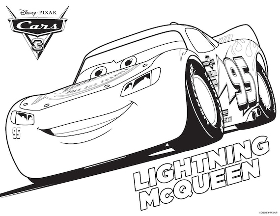 Pages kids coloring printable pages cars lighting mcqueen friends