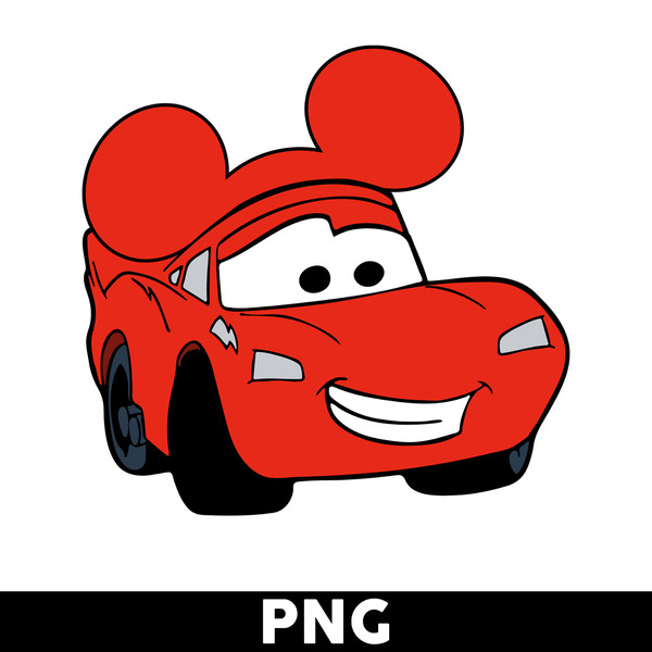 Lightning mcqueen mickey ears png lightning mcqueen png mc