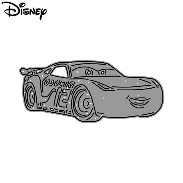 Sally carrera metal cutting dies disney pixar cars stickers die cuts for diy scrapbooking embossing paper photo crafts