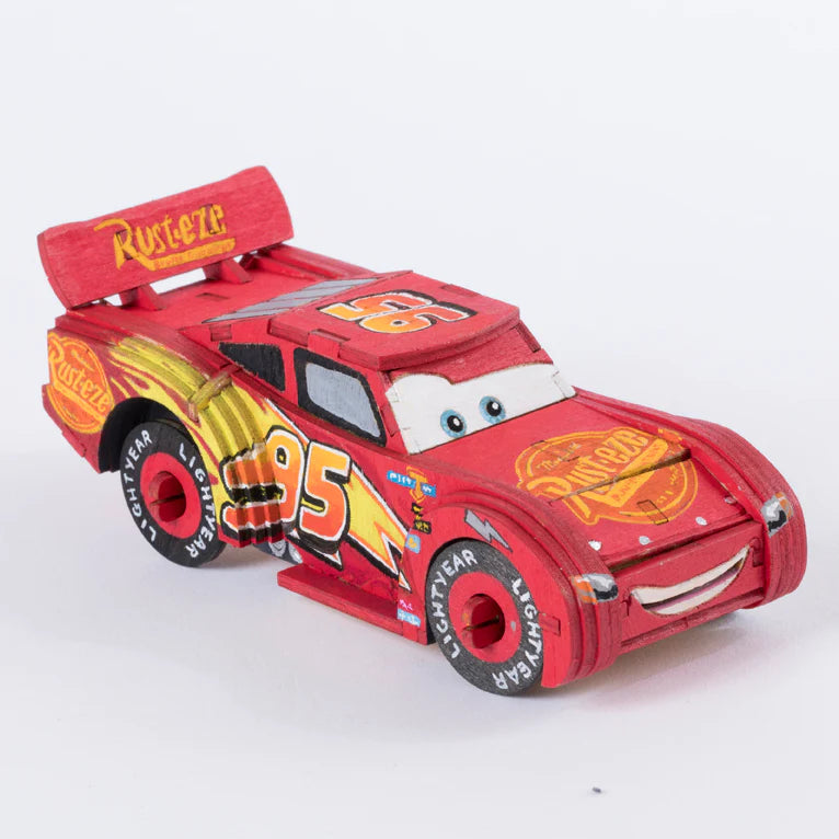 Incredibuilds disney pixar cars lightning mcqueen book and d wood â my magical disney shopper