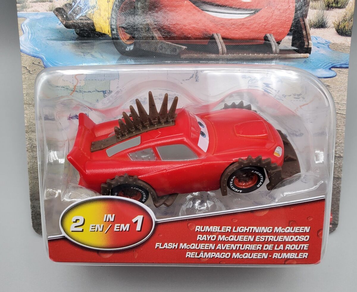 Disney pixar rs lightning mcqueen color changers red yellow mattel nib